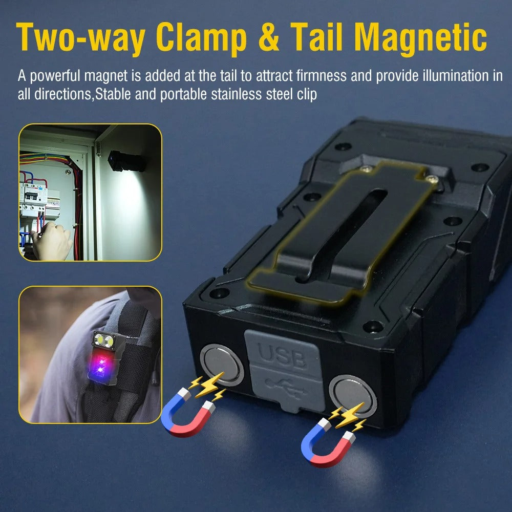 💡 كشاف صغير… لكن بإضاءة قوية!