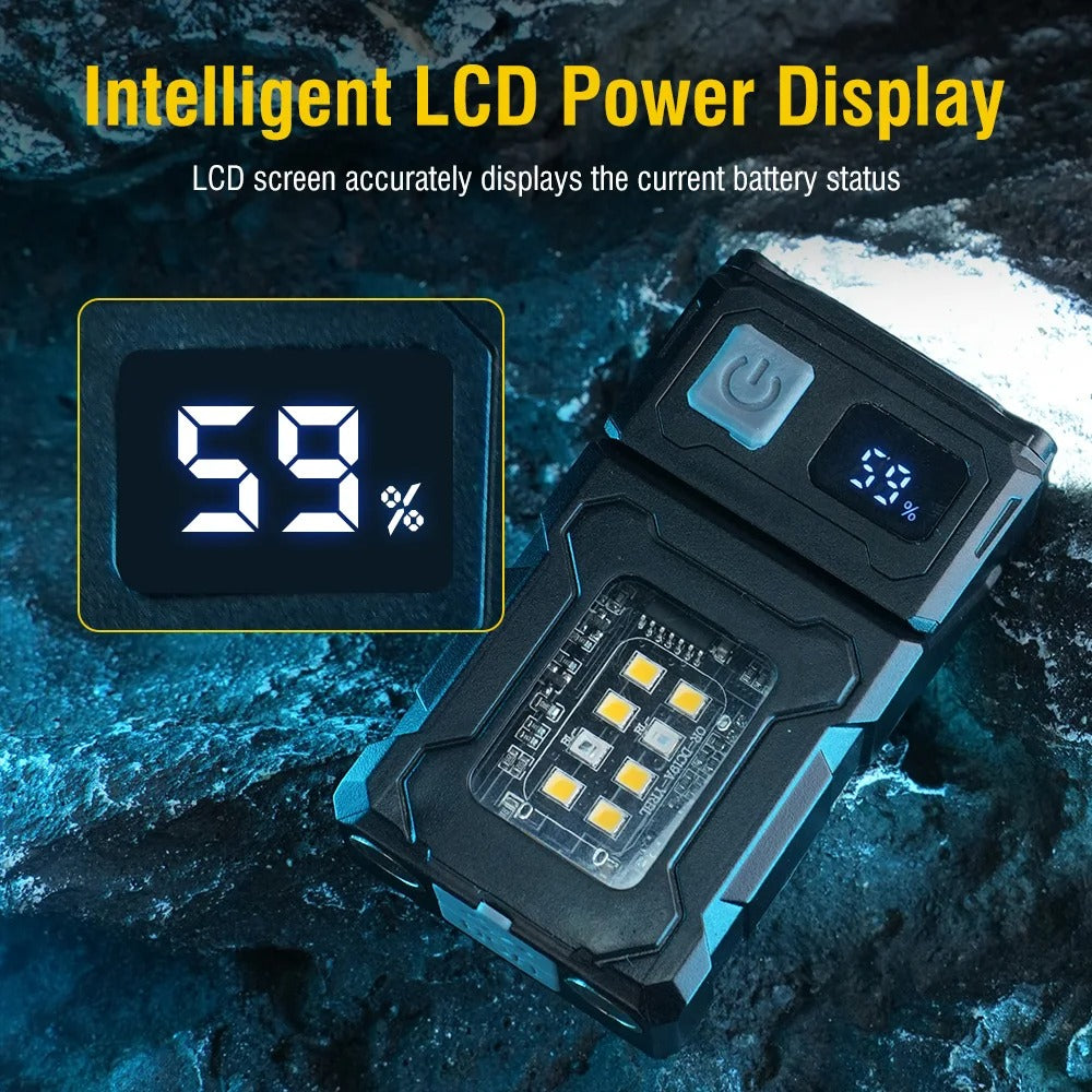 💡 كشاف صغير… لكن بإضاءة قوية!