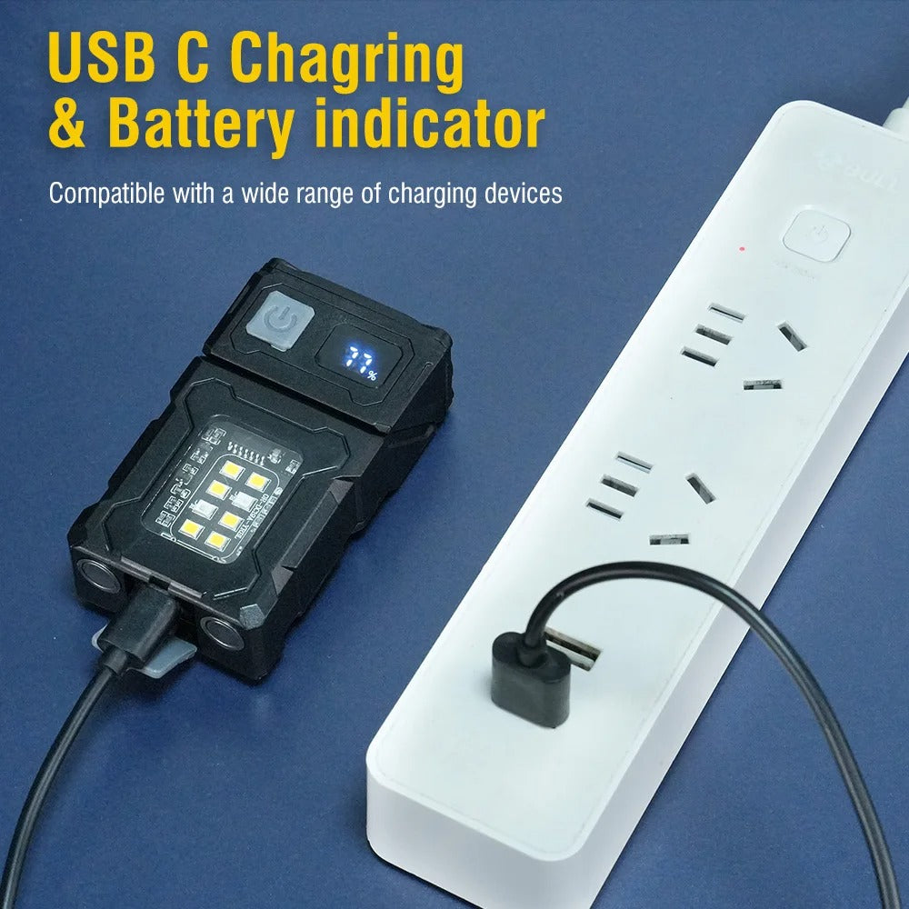 💡 كشاف صغير… لكن بإضاءة قوية!